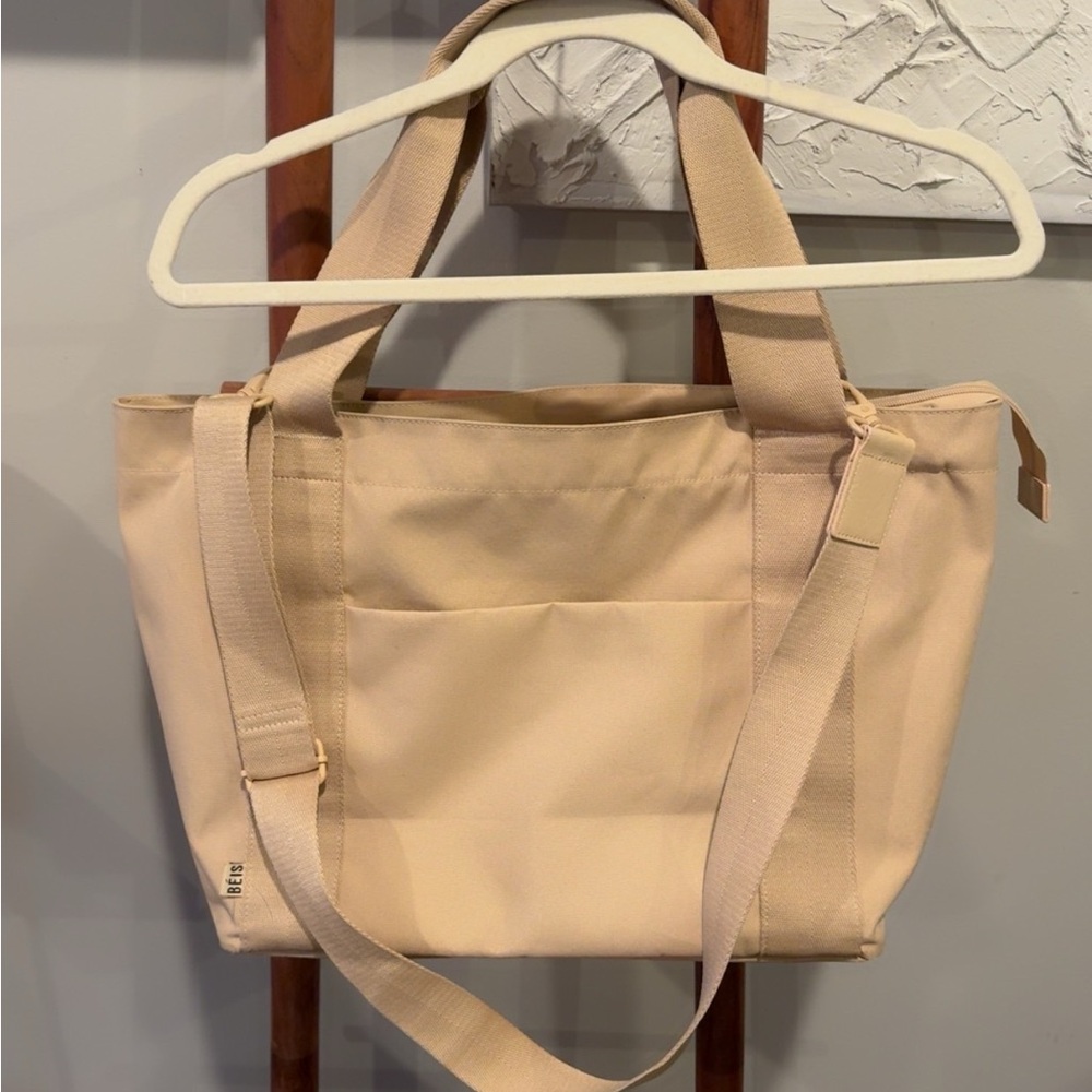 BEIS Cream Tote Bag